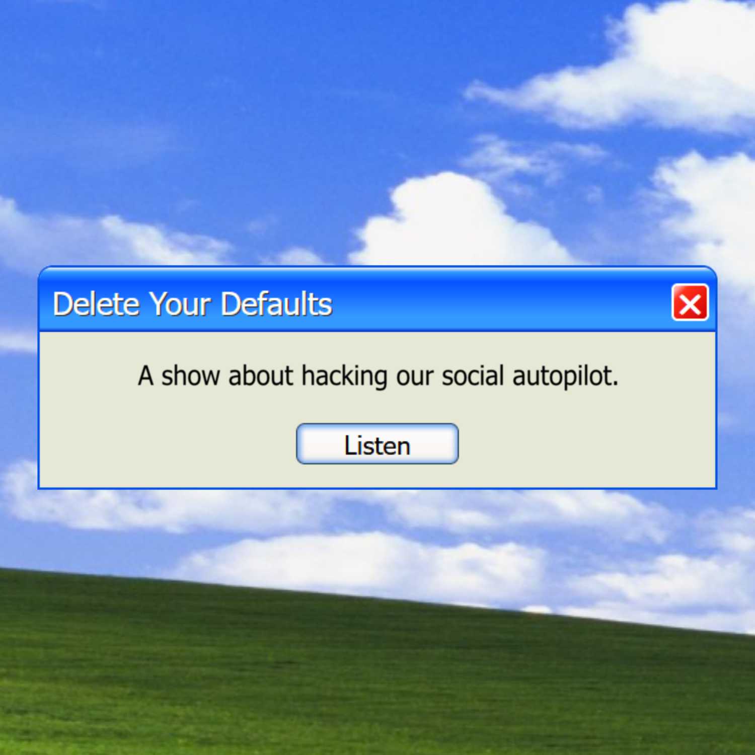 Delete Your Defaults: A show about hacking our social autopilot.